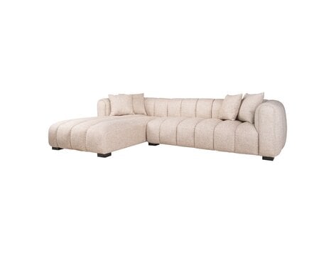Richmond Interiors Loungebank Novaro cream tweed crème lounge links
