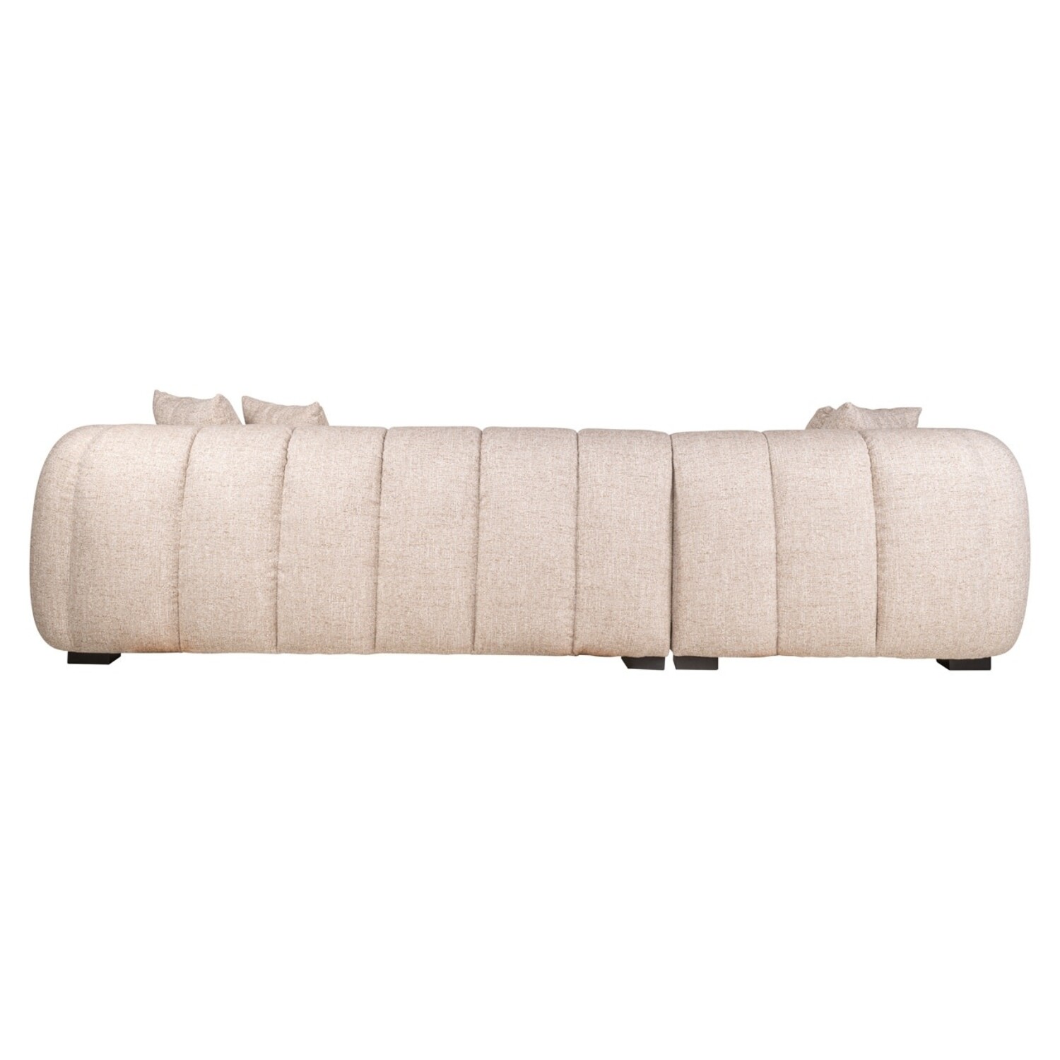 Richmond Interiors Loungebank Novaro cream tweed crème lounge links