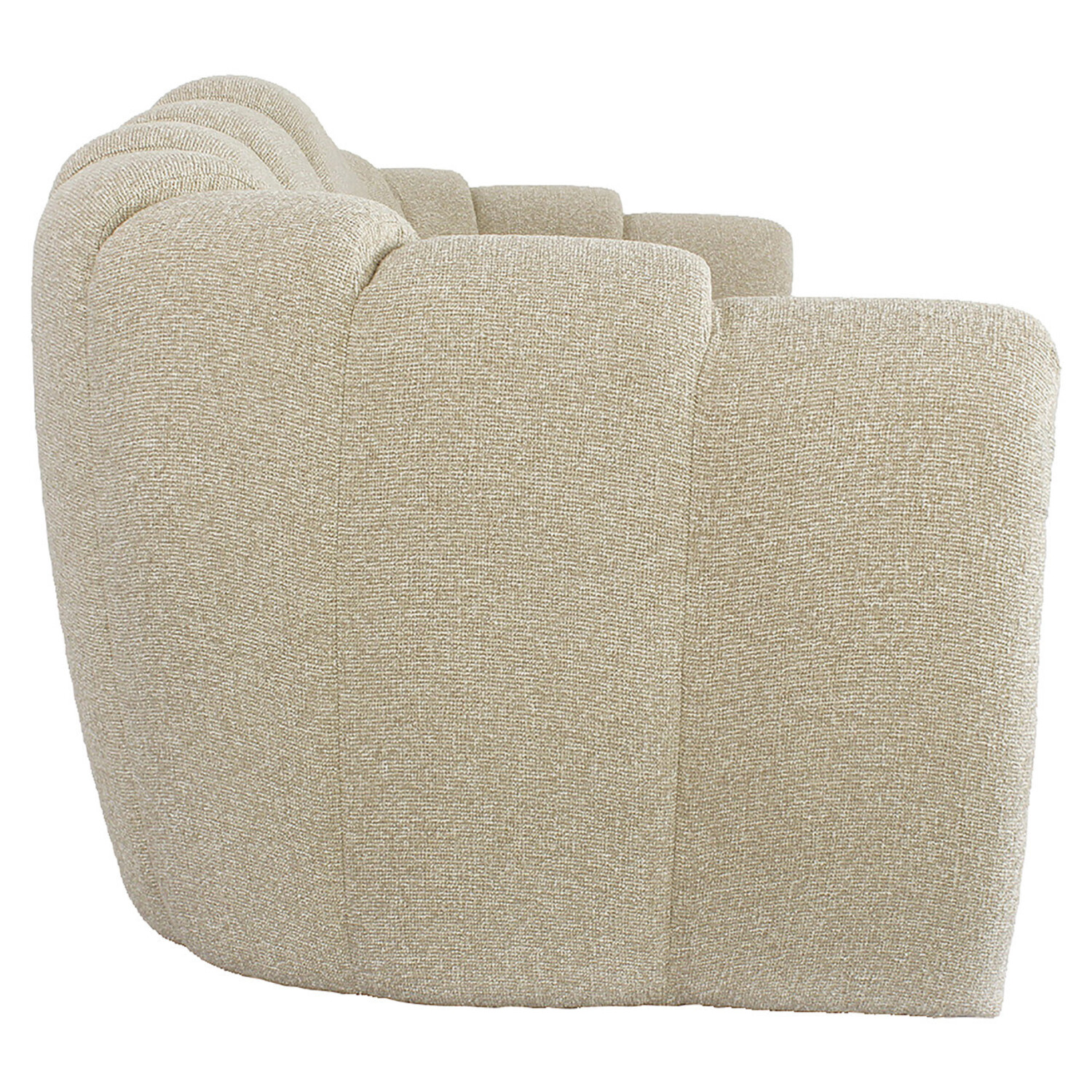 Richmond Interiors Bank Croissant biscotti 3-zits beige