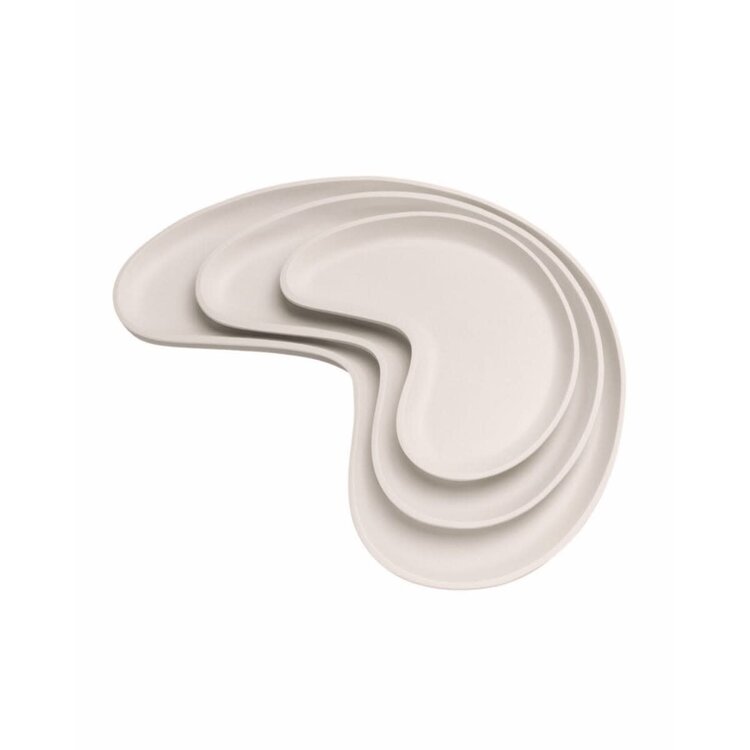 RAF Deluxe Dienblad Ellan beige kidney tray aluminium medium