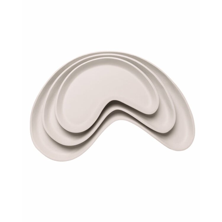 RAF Deluxe Dienblad Ellan beige kidney tray aluminium medium