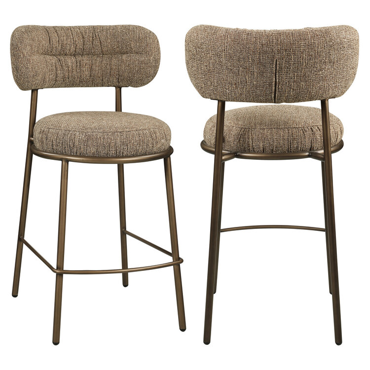 Richmond Interiors Counterstoel Encanto brown tweed