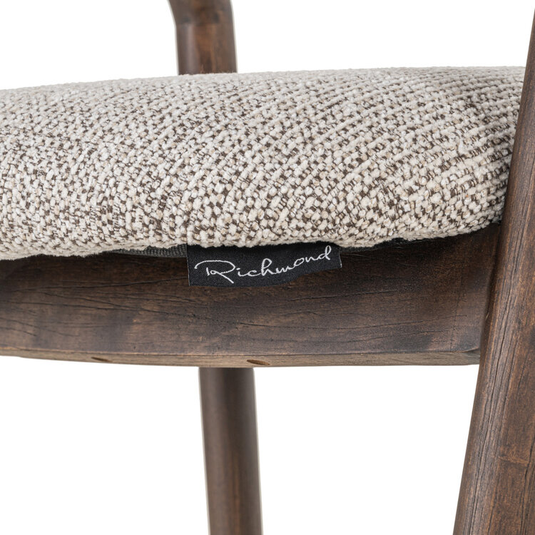 Richmond Interiors Counterstoel Mihara mocca fancy fire retardant