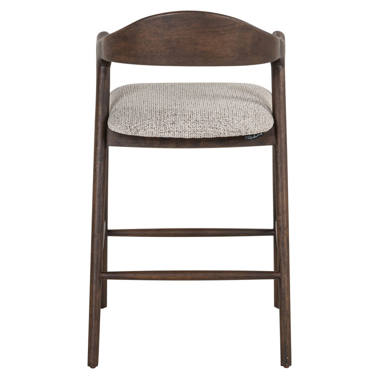 Richmond Interiors Counterstoel Mihara mocca fancy fire retardant