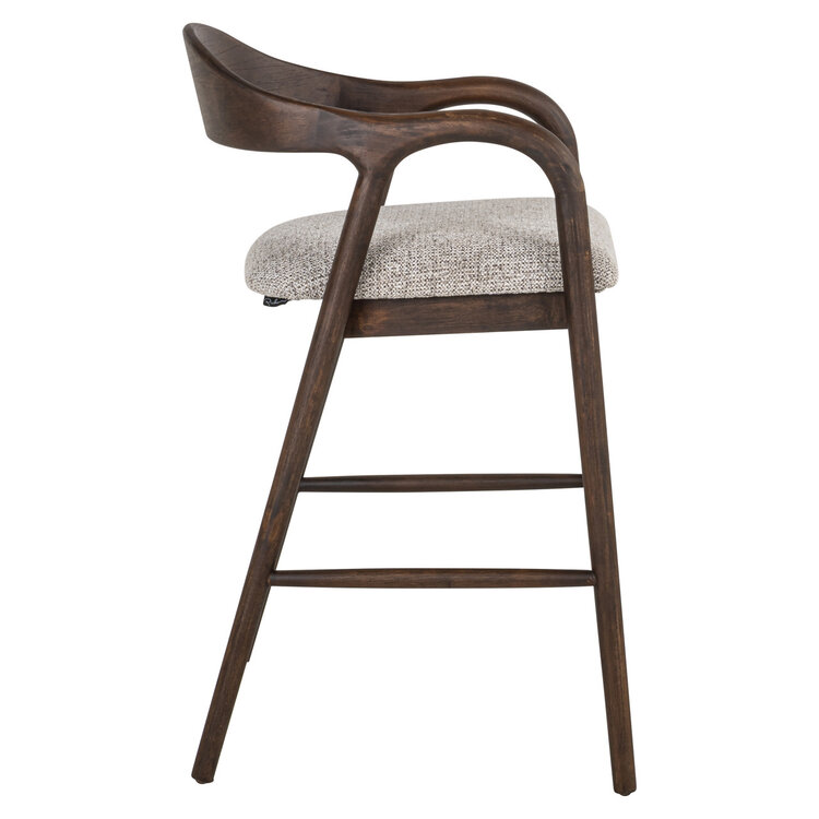 Richmond Interiors Counterstoel Mihara mocca fancy fire retardant