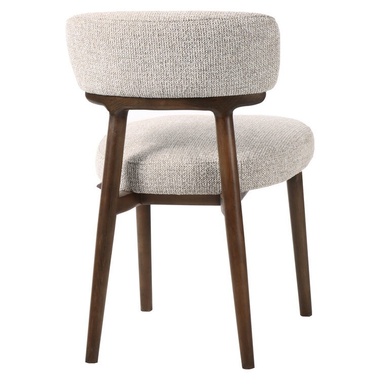 Richmond Interiors Eetkamerstoel Basker natural fancy fire retardant Set van 2
