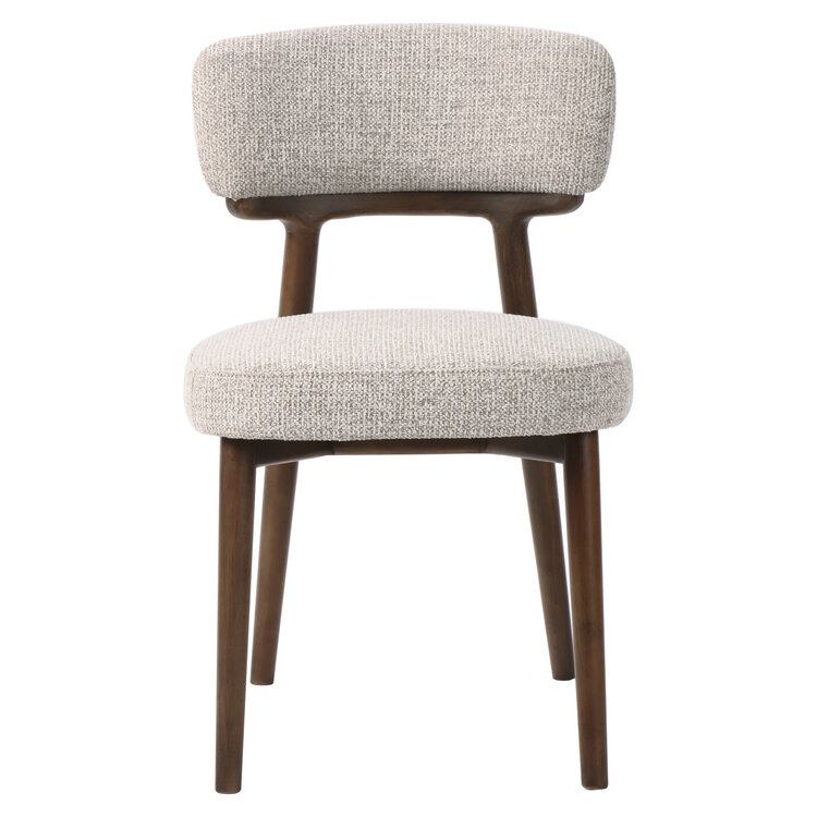 Richmond Interiors Eetkamerstoel Basker natural fancy fire retardant Set van 2