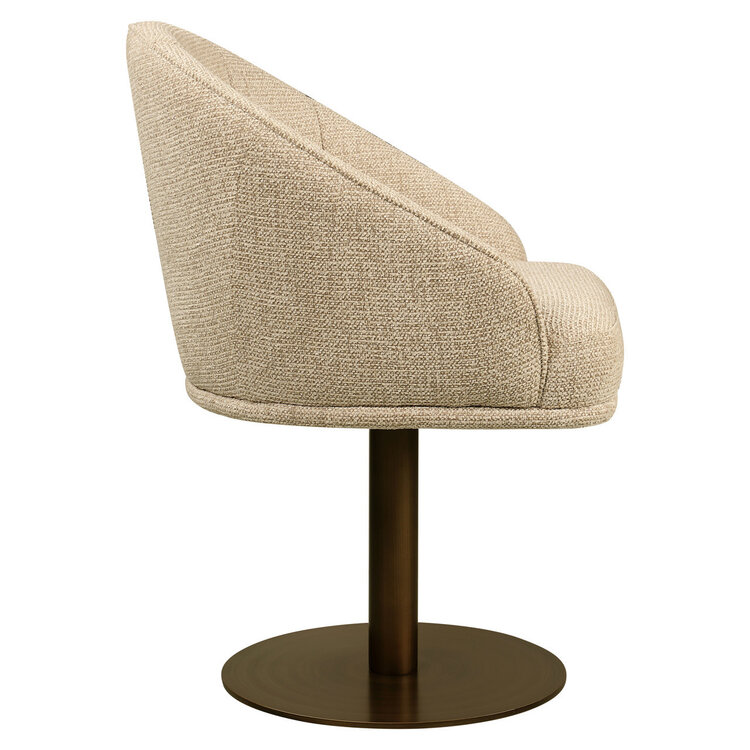 Richmond Interiors Eetkamerstoel Beverly natural fancy draaibaar