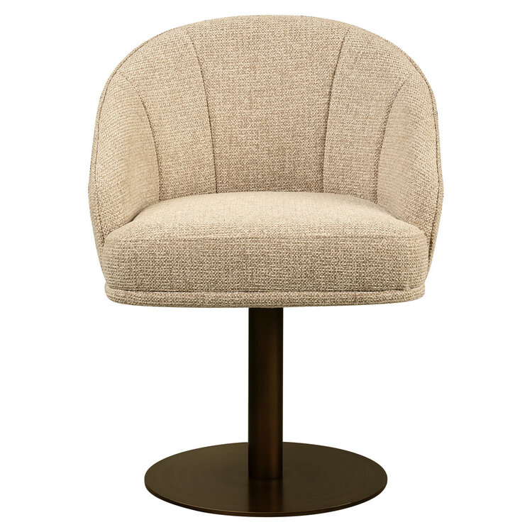Richmond Interiors Eetkamerstoel Beverly natural fancy draaibaar