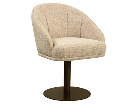 Richmond Interiors Eetkamerstoel Beverly natural fancy draaibaar