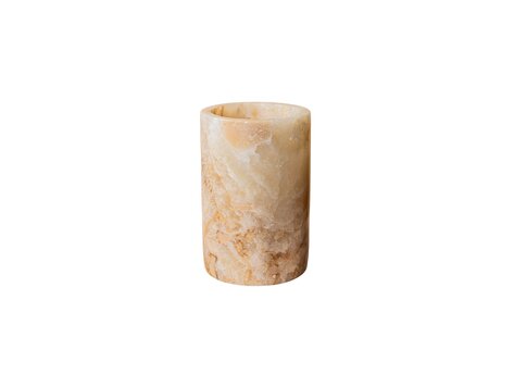 PTMD Collection Feyza Onyx White rond windlicht M