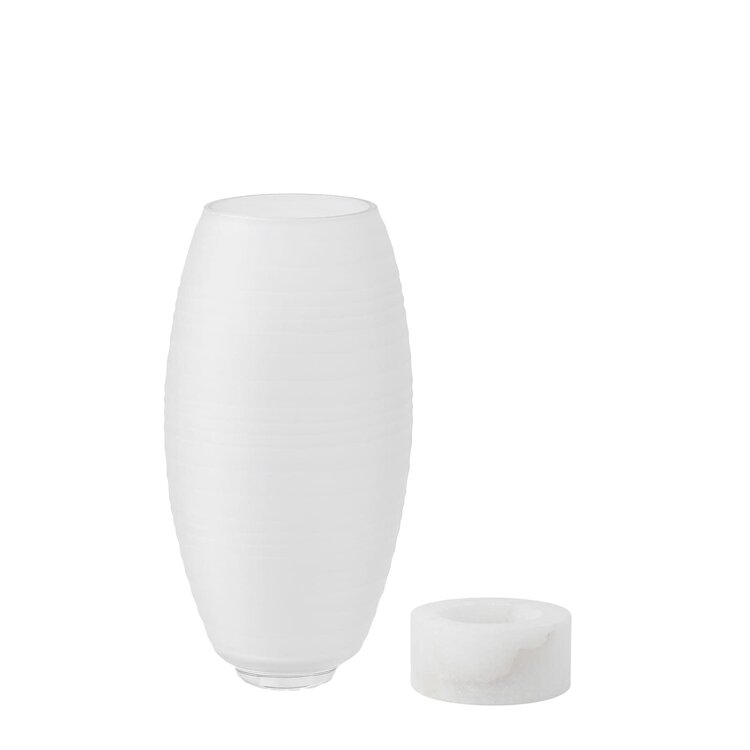 RAF Deluxe Windlicht Larsen frosted white mat alabaster Small