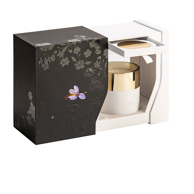 Ladenac Milano Lui Lei On Time white gold jar candle geurkaars 250 gram