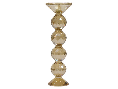 Richmond Interiors Kandelaar Channah Champagne kristal glas groot