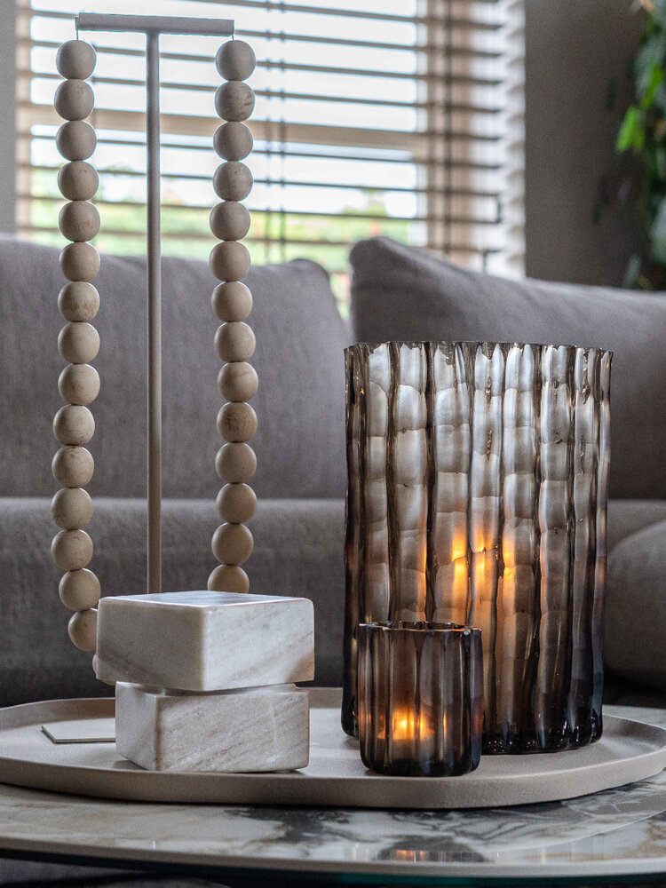 Bombyxx Ornament Tumba Zand Travertine Medium