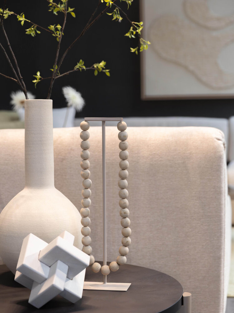 Bombyxx Ornament Tumba Zand Travertine Large