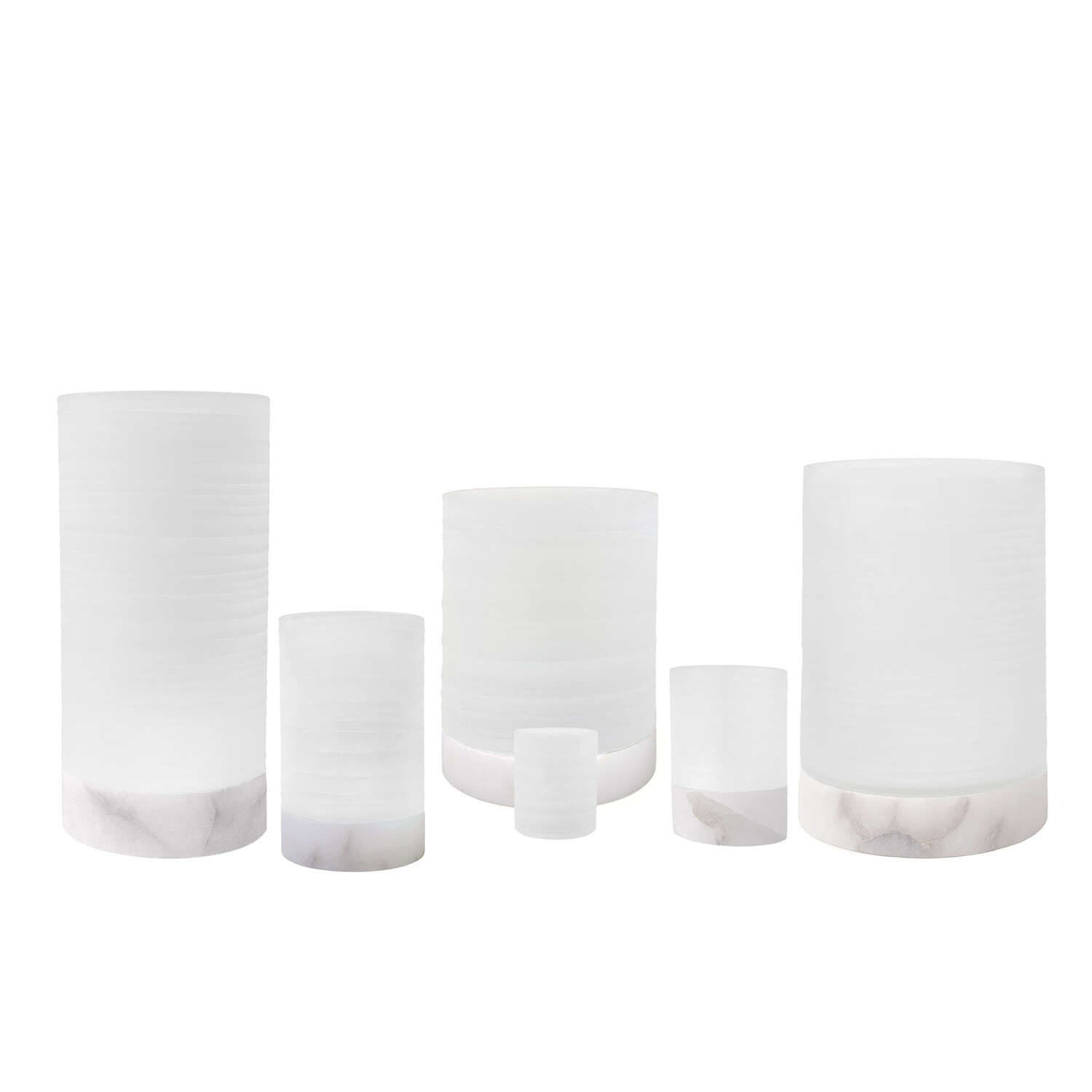 RAF Deluxe Windlicht Kalle frosted white mat alabaster Medium