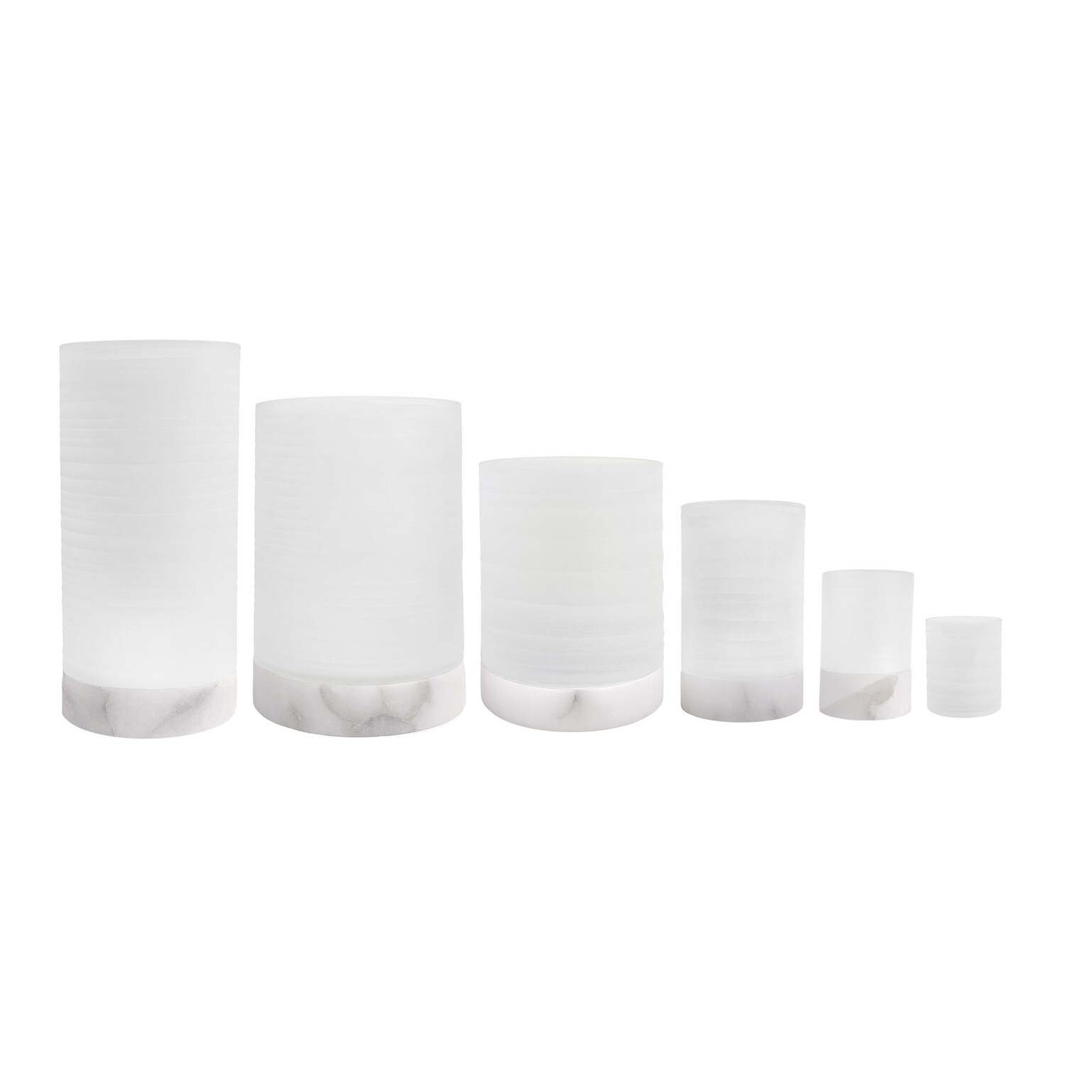 RAF Deluxe Windlicht Kalle frosted white mat alabaster Medium