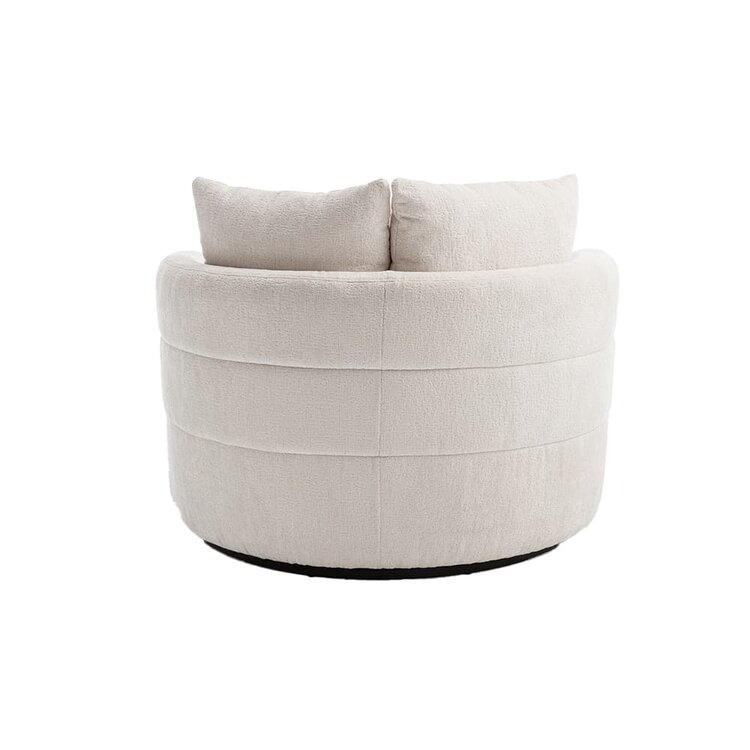 Fauteuil Bolza Trenza 6 Ivory draaibaar