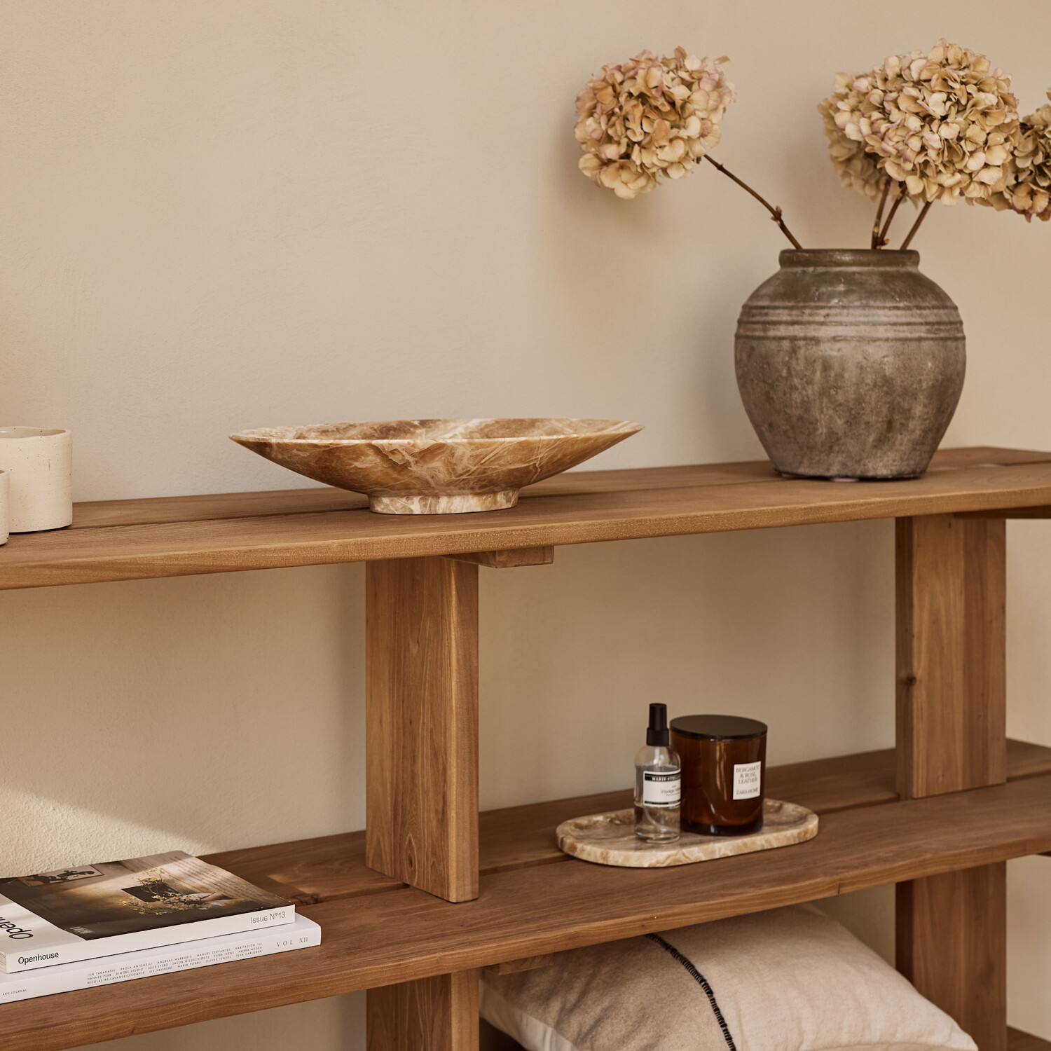 Dienblad marmer onyx sand ovaal 30x15 cm