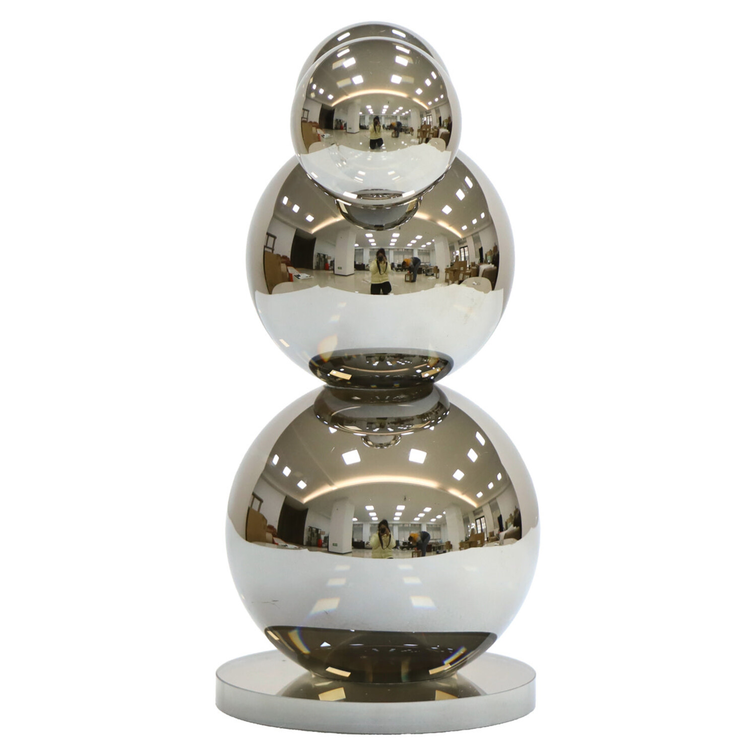 Richmond Interiors Decoratief object Beary silver kristal glas zilver