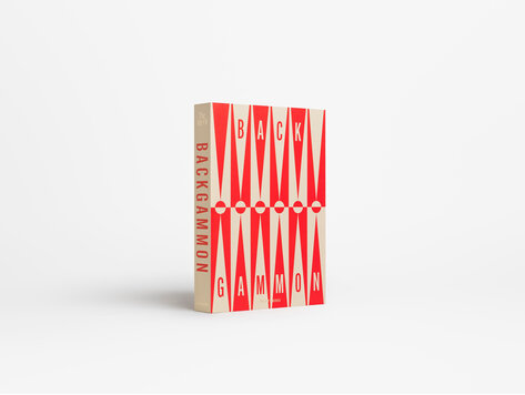 Koffietafelboek Bordspel Art of Backgammon - Rood Crème