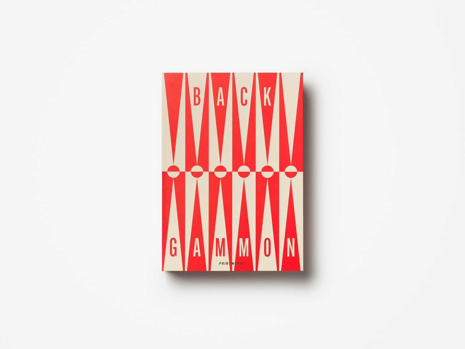 Koffietafelboek Bordspel Art of Backgammon - Rood Crème