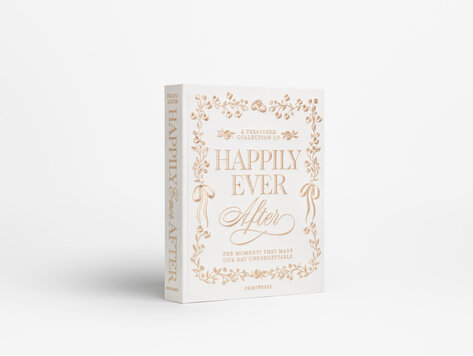 Koffietafelboek Happily Ever After - geborduurd