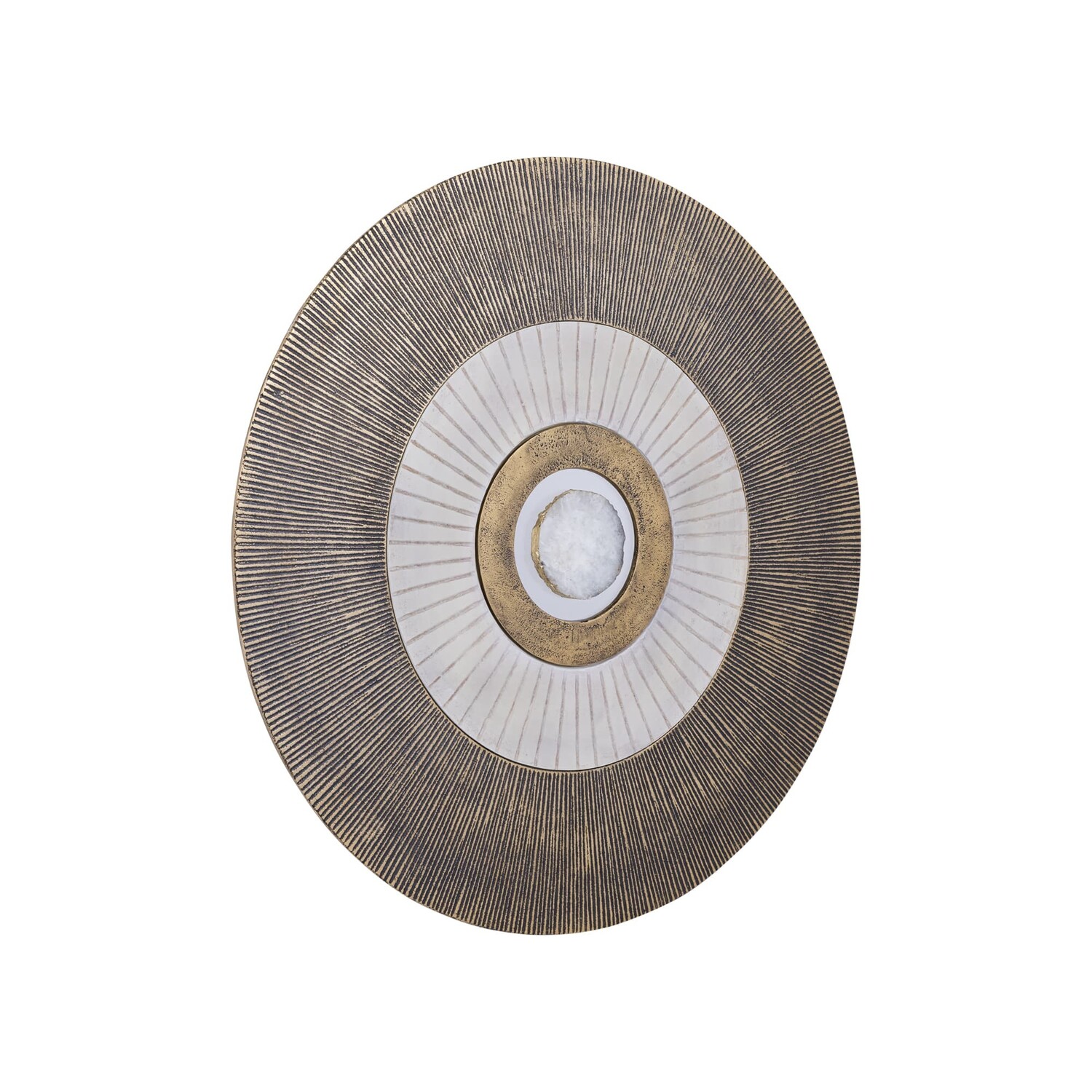 PTMD Collection Jacci Gold wandpaneel aluminium center stone Small