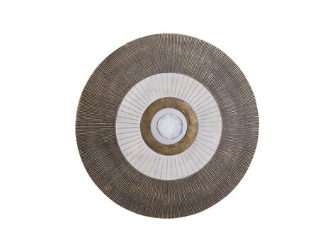 PTMD Collection Jacci Gold wandpaneel aluminium center stone Small