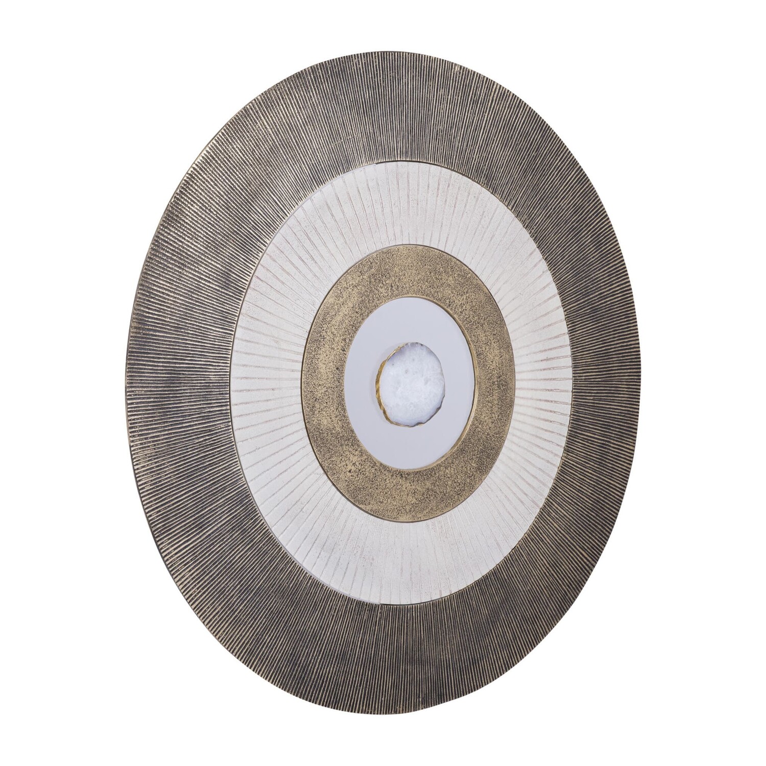 PTMD Collection Jacci Gold wandpaneel aluminium center stone Large