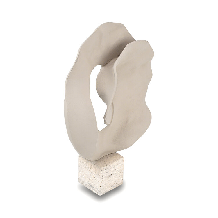 Bombyxx Ornament Helsingsborg Medium Sand Travertine aluminium