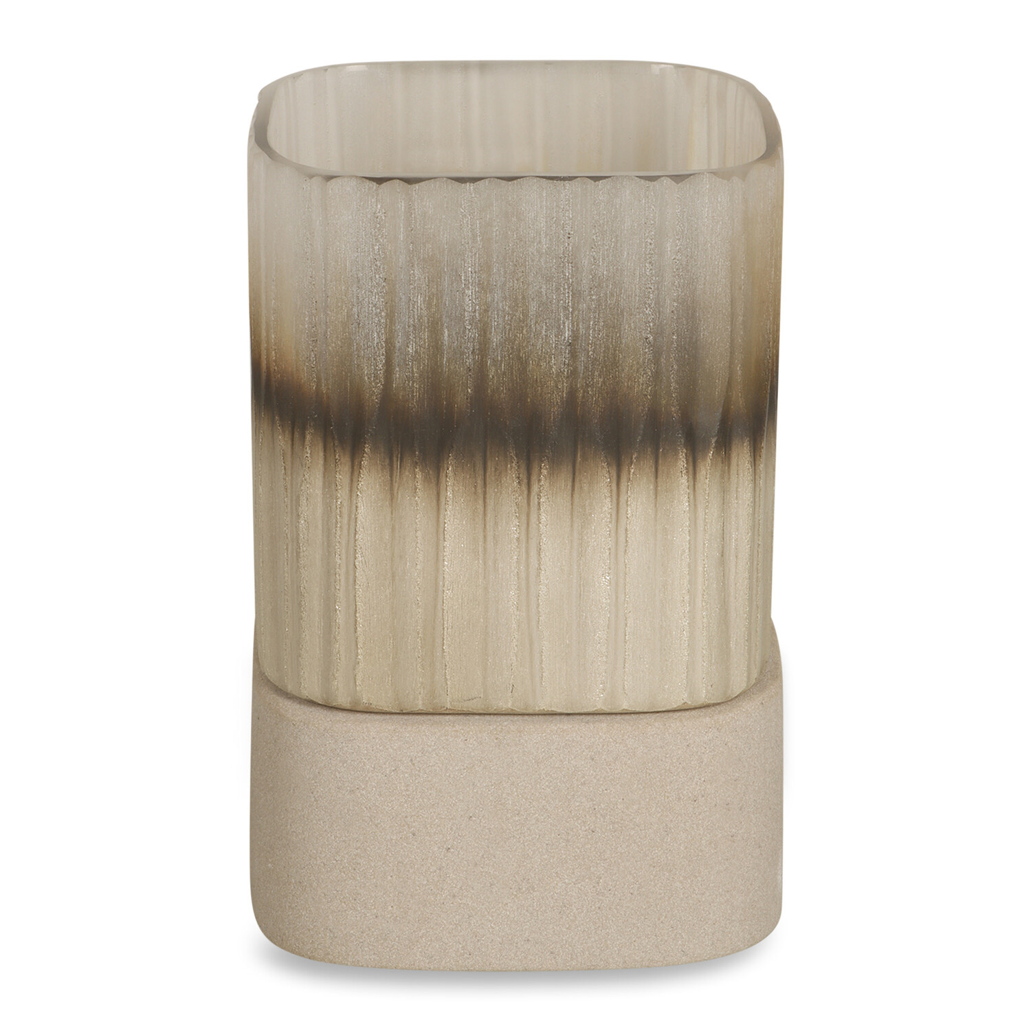 Bombyxx Windlicht Ine Smoke Grey Beige Glas Extra Small