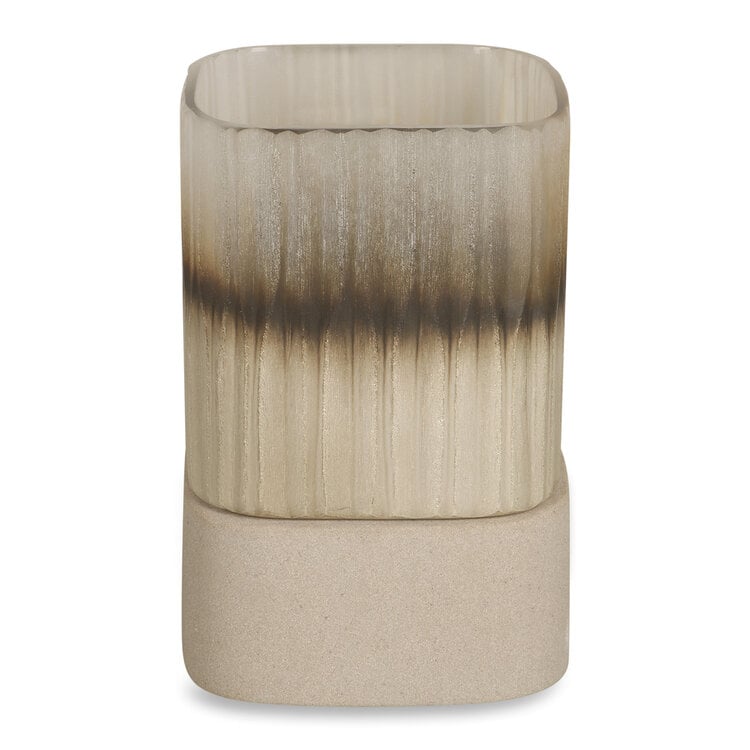 Bombyxx Windlicht Ine Smoke Grey Beige Glas Extra Small