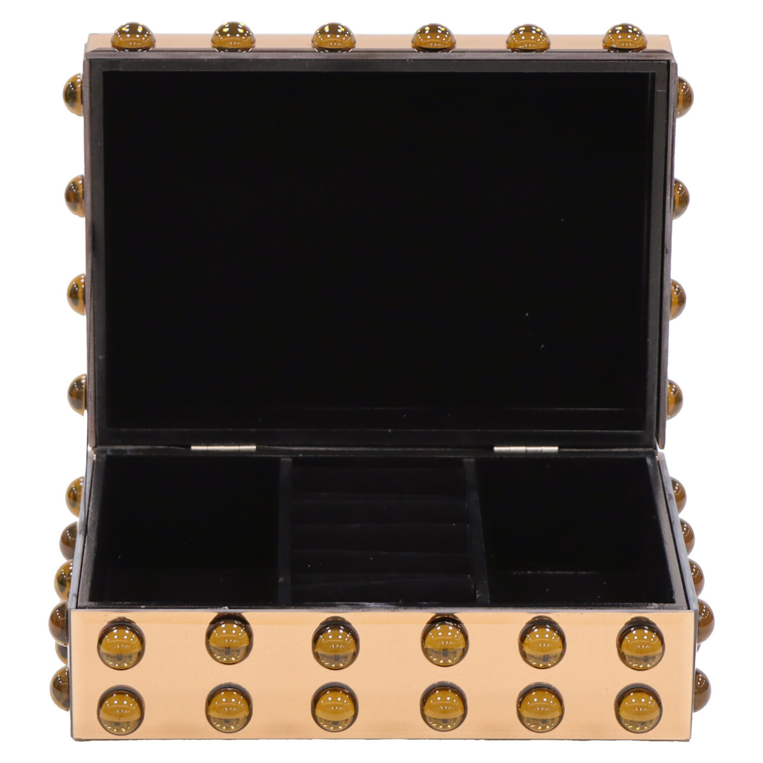 Richmond Interiors Opbergdoos Layla brown rechthoek bruin