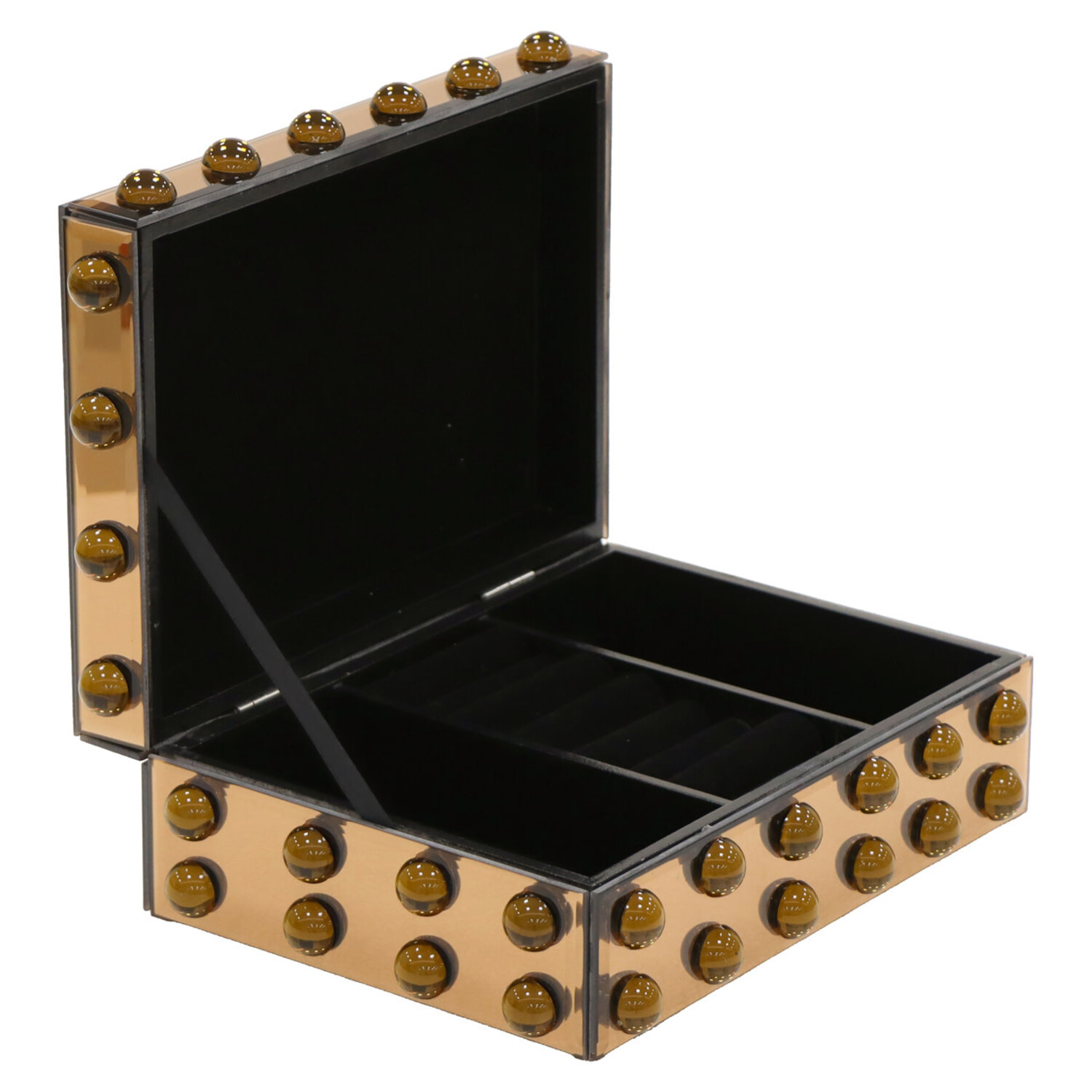 Richmond Interiors Opbergdoos Layla brown rechthoek bruin