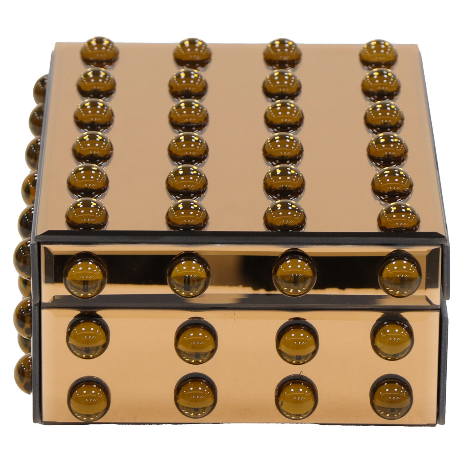 Richmond Interiors Opbergdoos Layla brown rechthoek bruin