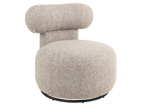 Richmond Interiors Draaifauteuil Kaya cayenne brown bruin draaibaar