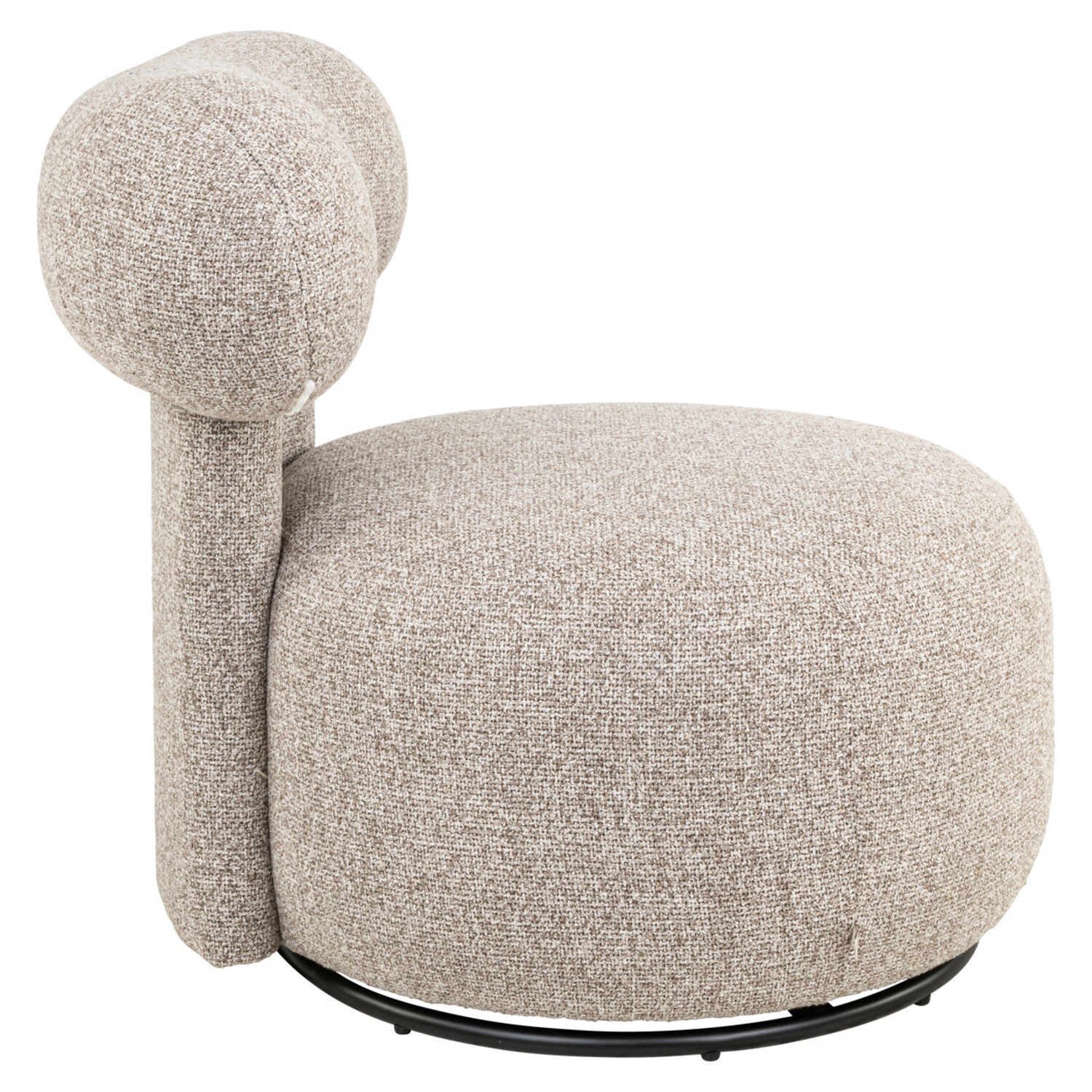 Richmond Interiors Draaifauteuil Kaya cayenne brown bruin draaibaar