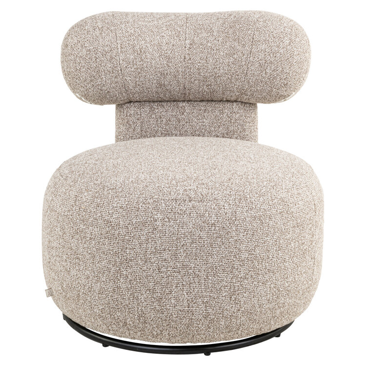 Richmond Interiors Draaifauteuil Kaya cayenne brown bruin draaibaar