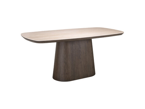 Richmond Interiors Eettafel Ritz Brown Keramiek Eiken Fineer Bruin 200 cm