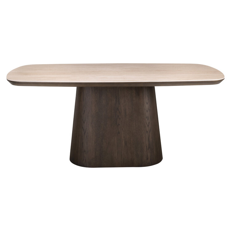 Richmond Interiors Eettafel Ritz Brown Keramiek Eiken Fineer Bruin 200 cm