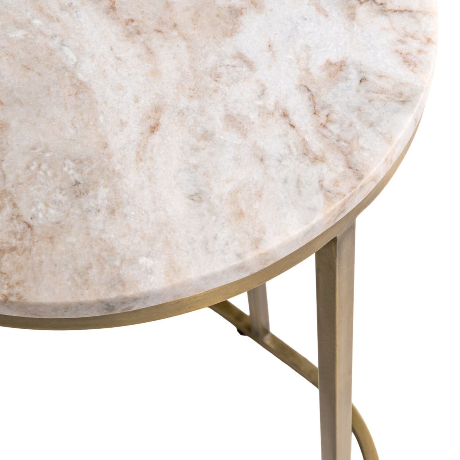 Richmond Interiors Sofa tafel Bottega Blush Beige Marmer Ovaal