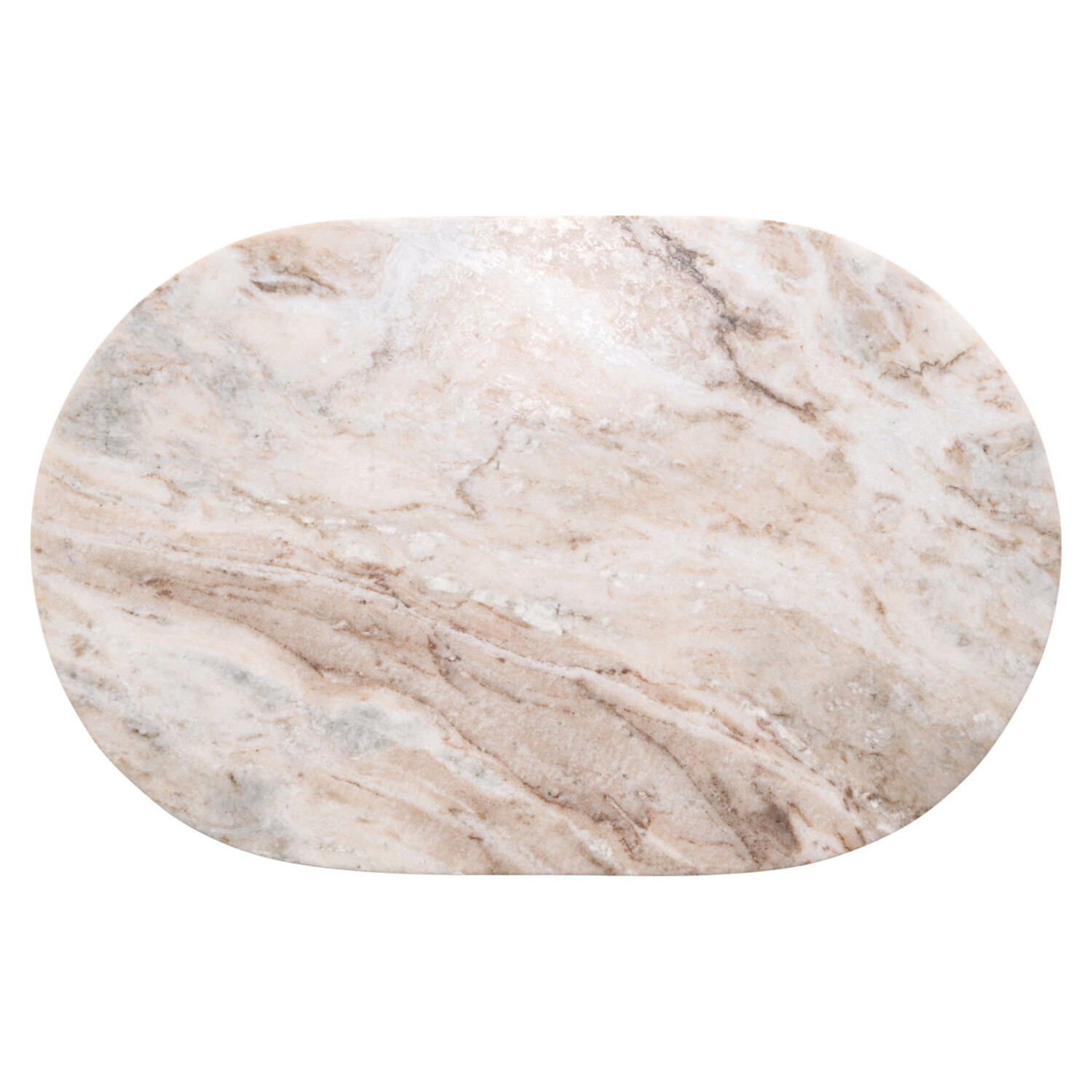 Richmond Interiors Sofa tafel Bottega Blush Beige Marmer Ovaal