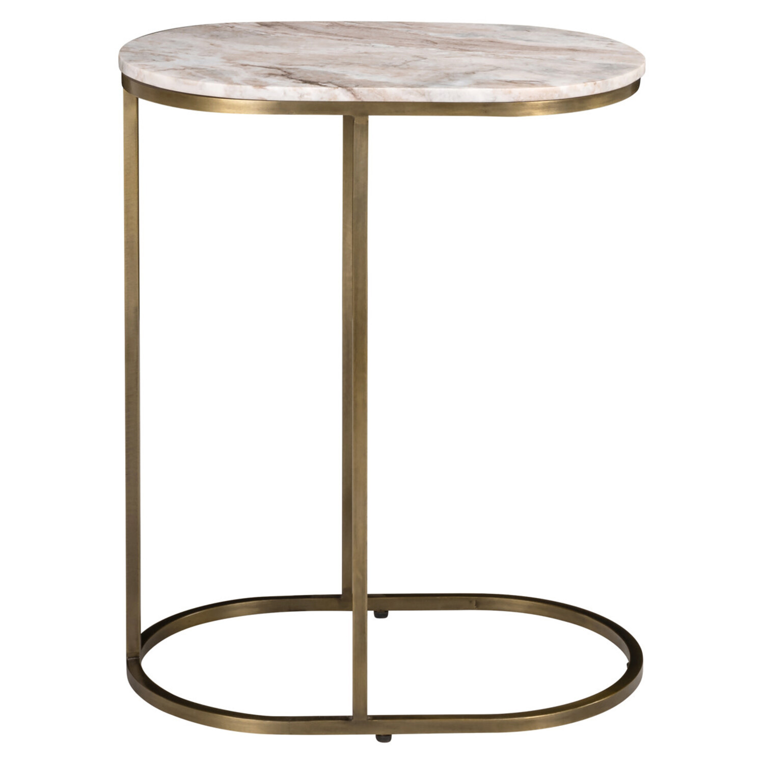 Richmond Interiors Sofa tafel Bottega Blush Beige Marmer Ovaal