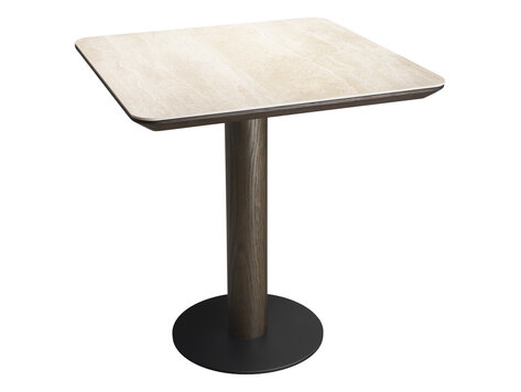 Richmond Interiors Bistrotafel Ritz Brown Keramiek Eiken Fineer Bruin