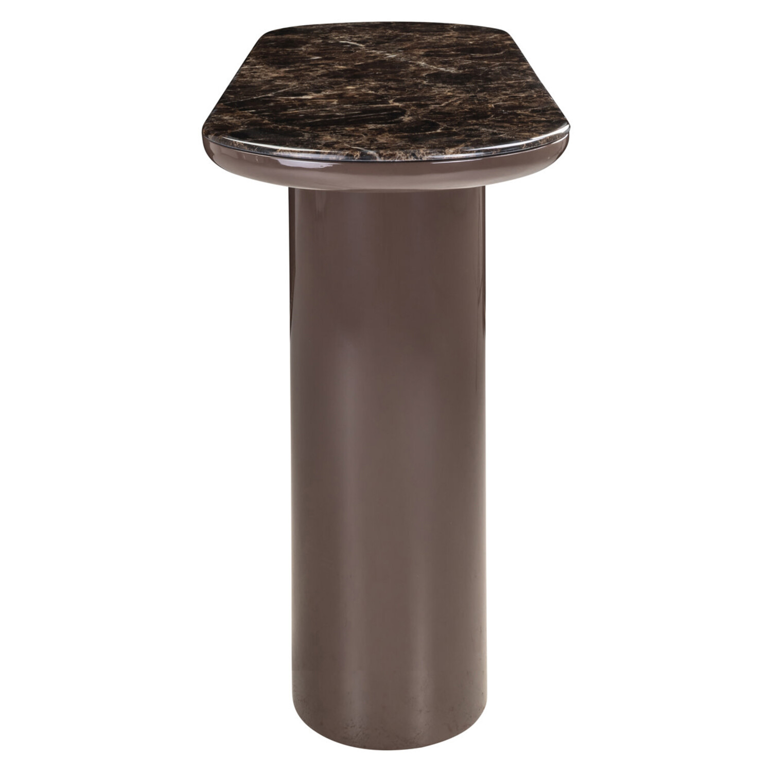 Richmond Interiors Console wandtafel Almundi chocolat brown keramiek bruin