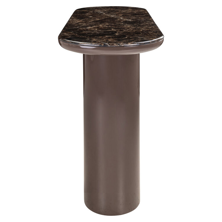 Richmond Interiors Console wandtafel Almundi chocolat brown keramiek bruin