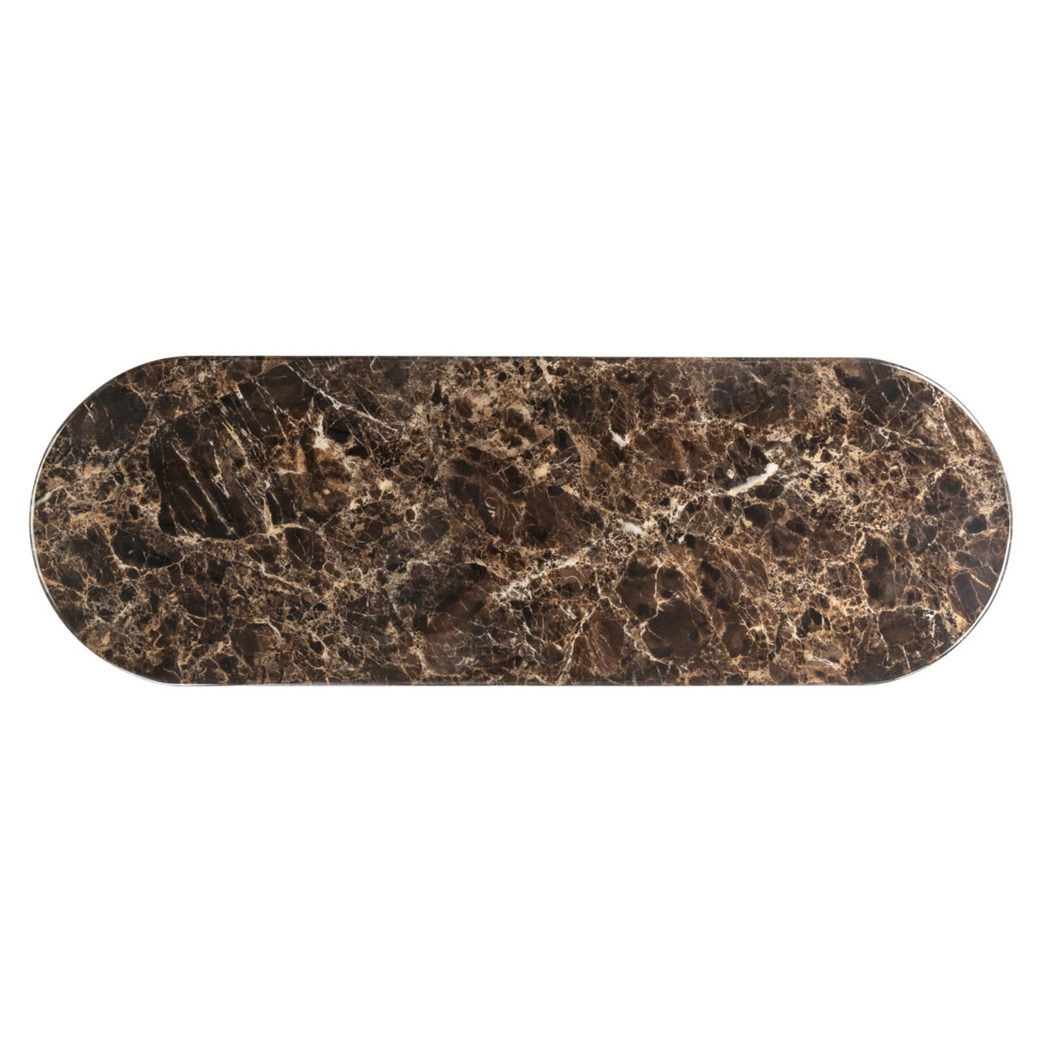 Richmond Interiors Console wandtafel Almundi chocolat brown keramiek bruin