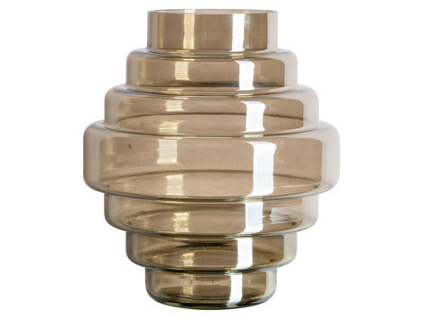 Richmond Interiors Vaas Liosa Smoke Glas Rond Klein